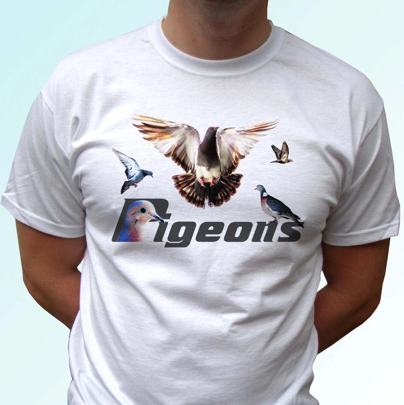 

Pigeons white kids boys T-Shirt animal tee bird top pigeon gift s s kids sizes 100