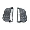 Foldable Electric Bike Front Pedals Non Slip Footrest Metal Quick Release Pegs for Mountain and Road Bicycle Use