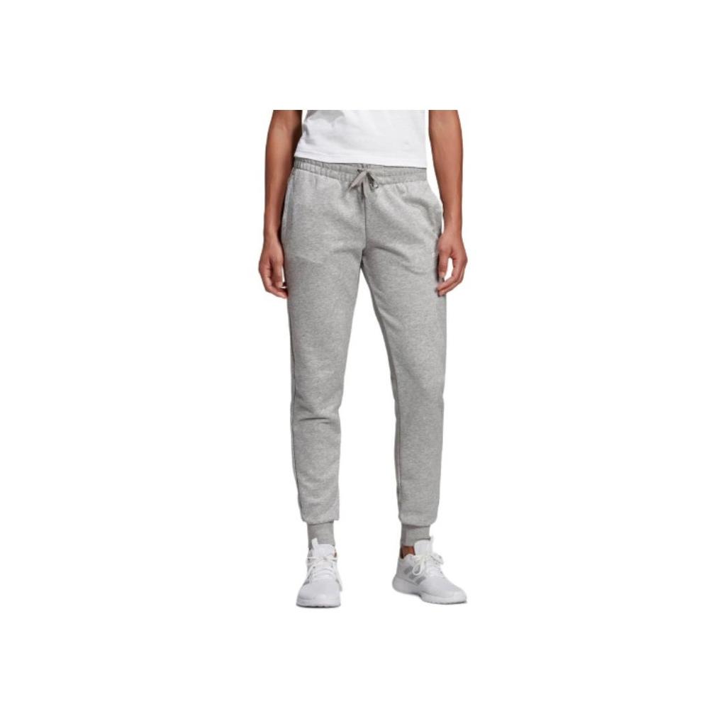 Adidas Sports Drawstring Joggers Women Bottoms Medium-Heather-Grey DU0701