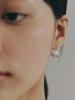 Enuf (Silver 925) Glossy Screwed Stud Earring