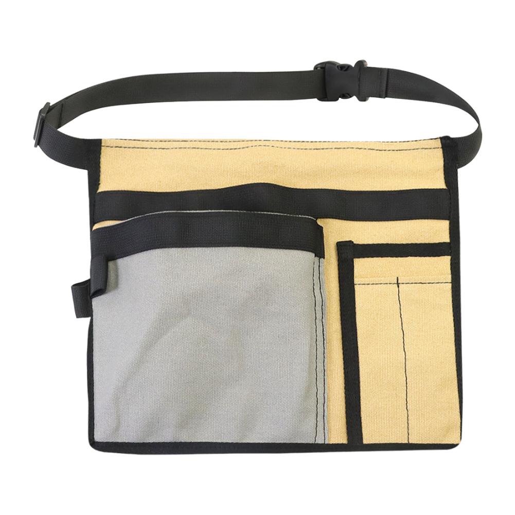 Hand Tools Storage Pouch with Belt Clip Electrician Tool Bag Adjustable Professional Electrician Pouch for Carpenters Builders