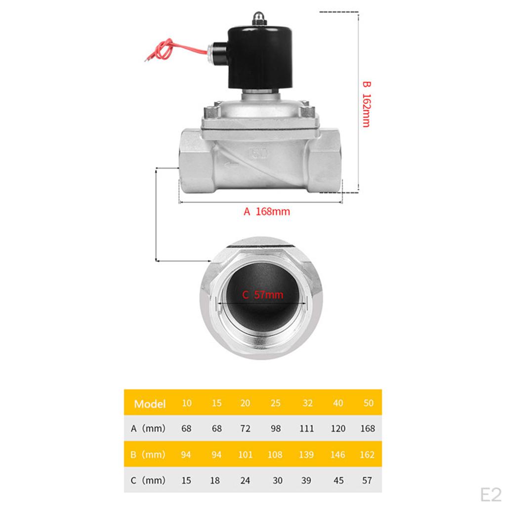 304 Stainless Steel Solenoid Switch Valve Electronic Control