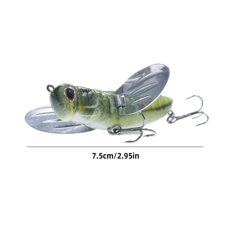 Professional 3D Eye Fishing Lures With Realistic Swimming Action Sea Fishing Tackles Artificial Crickets BaitS