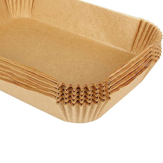 100 vnt. gruzdintuvų įdėklai, skirti Ninja pergamentiniam popieriui, vienkartiniai stačiakampiai karščiui atsparūs nelipniai kepimo popieriai virtuvės reikmenys