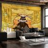 Demon Slayer Wall Tapestry Aesthetic Wall Hanging Printed Fabric Blanket Decorative Tapestries For Bedroom Living Room Home Decor