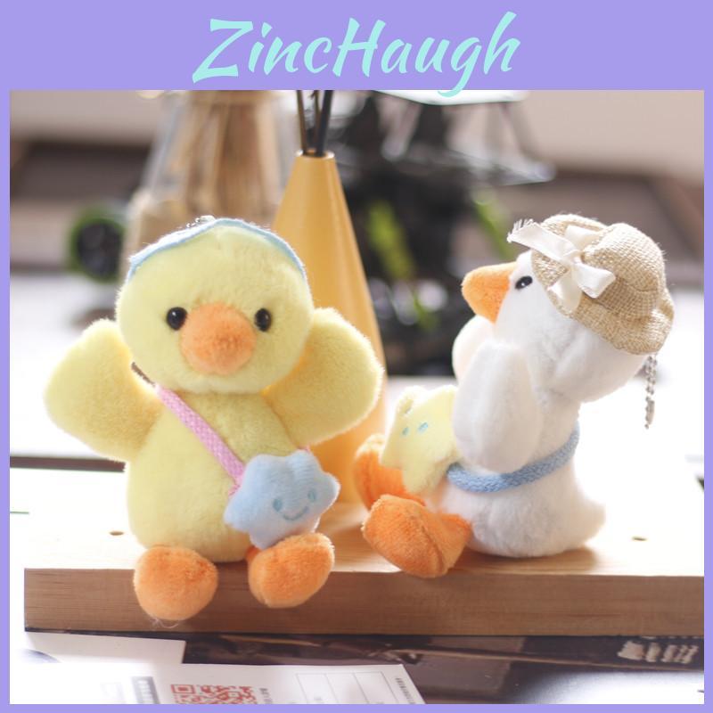 Adorable Plush Duck Keychain Soft Yellow Duck Backpack Charm Cute Stuffed Toy