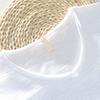Summer Men Thin Breathable T-shirt V-neck Short Sleeve Solid Color Casual Basic Tees Casual Bottoms Pullover Tops