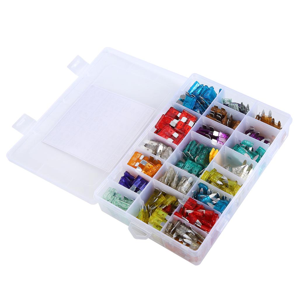 400PCS Car Fuses Assortment Kit Fuse Classification Kit for CarSUVTruckATVBoat