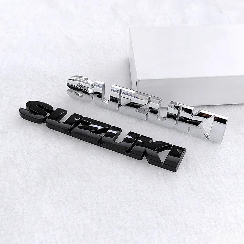 Plastic for Suzuki Badge Swift Jimny Grand Vitara Alto SX4 Alivio Samurai Car Rear Trunk Emblem Sticker Logo Auto Accessories