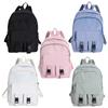 Süße Sanfte Schwester Einfarbig Große Kapazität Studenten Schultasche Schulsaison Neu College-Studenten Ins Rucksack Teenager Mädchen Jungen
