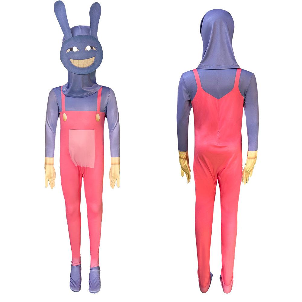 Lo Straordinario Circo Digitale Costume Cosplay Pomni Jax Gangle Tuta Teatro Halloween Adulti Bambini G