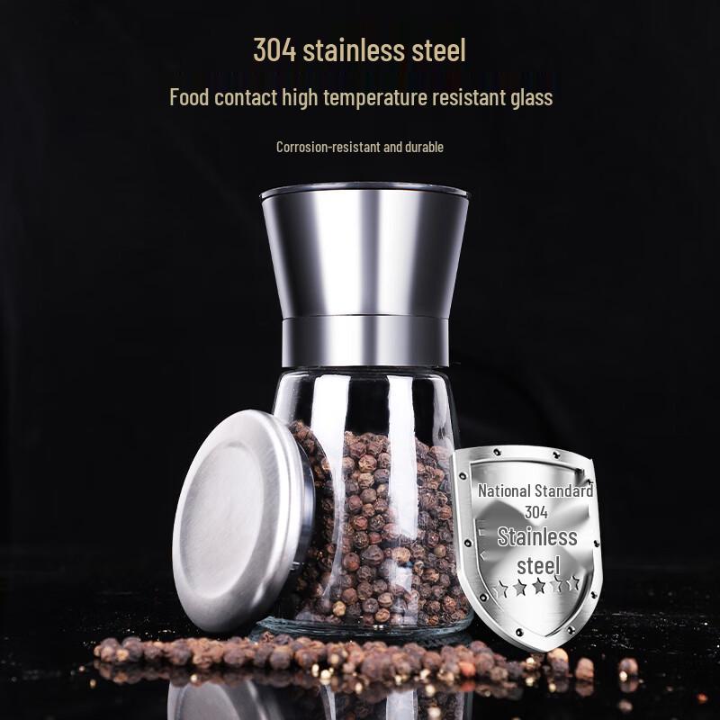 Manuelle Pfeffermühle aus Edelstahl