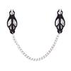 Erotic BDSM Unisex Metal Japanese Clover Style Body Nipple Clamps Brutal Bondage Restraint Dark Chain Sex Toy