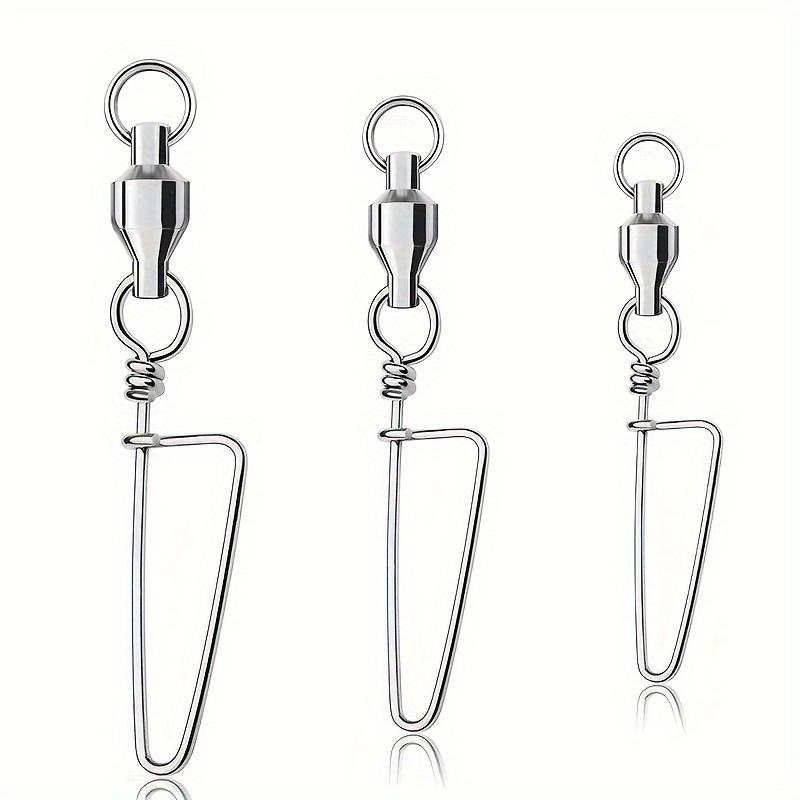 

Кільце-з єднувач форми 8 Аксесуари для риболовлі з високою швидкістю та сильною тяговою силою 5pcs срібний