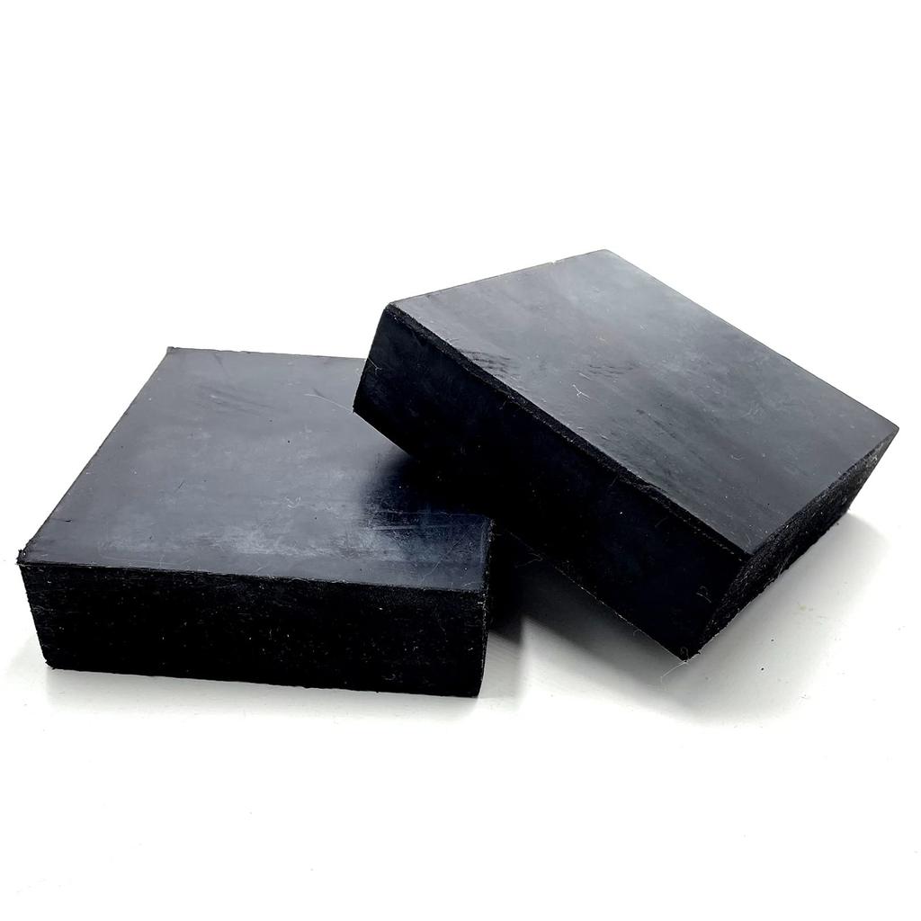 Sac Taske Rubber Sheets for Leathercraft, Punching, Drilling, and Cutting (30mm Thick, Set of 2)