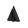 For Fiat 500 2012-2017 Right Door Mirror Flag Triangle Cover Molding Gloss Black