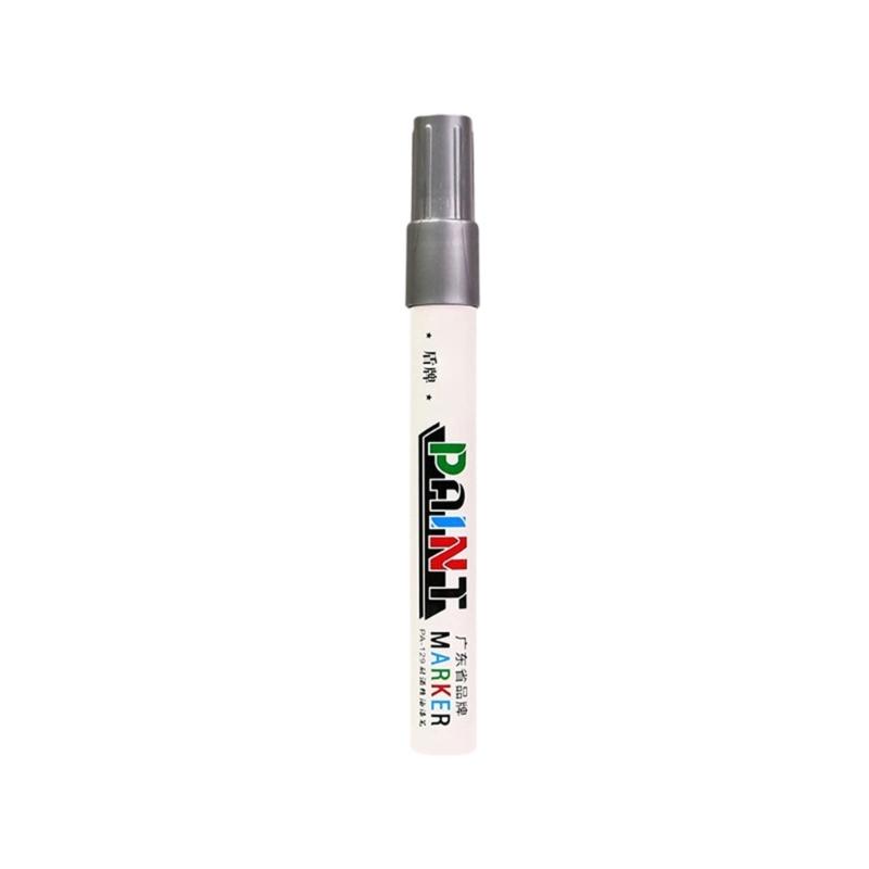 12Pcs Oil Based Paint Pens 3mm Tip Waterproof Paint Markers For Industrial Marking On Metal Wood Glass And Plastic