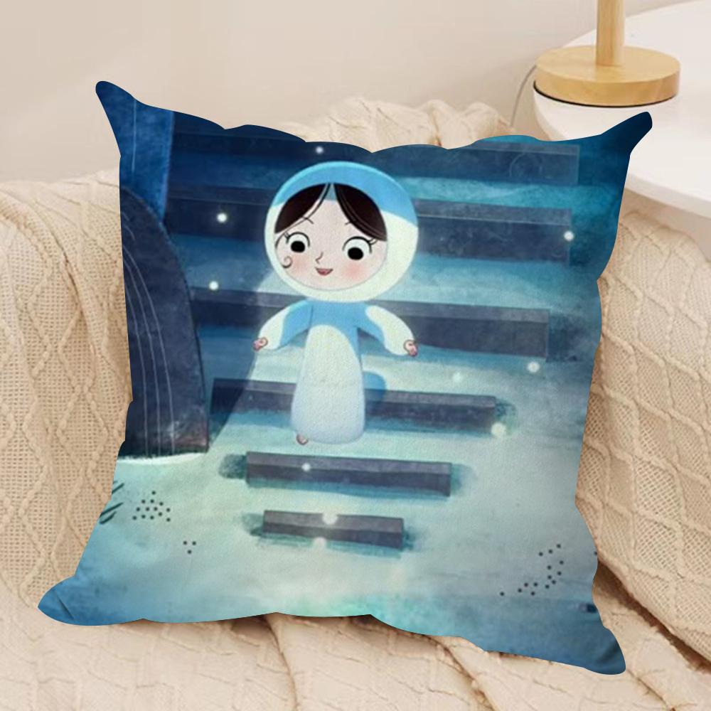 Irland SSong des Meeres Kissenbezug Weicher Plüschstoff Beidseitig Bedruckter Sofakissenbezug für Alle Jahreszeiten Heimdekoration Geschenk