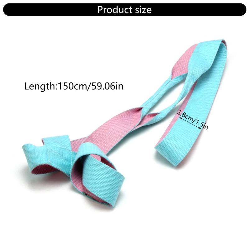 Elastic Yoga Mat Carry Strap Yoga Mat Belt Fitness Exercise Stretch Carry Straps NonSlip Mat Holder Stretching Band