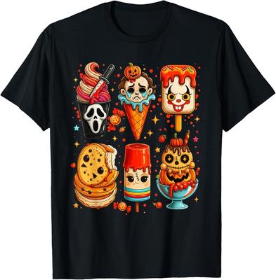Horror Movie Summer Popsicle Halloween Ice Cream Summerween Unisex T-Shirt
