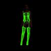 Sex Underwear Luminous Luminous Sexy Suspender Net Socks Open Non-slip Temptation One-piece Stockings Y