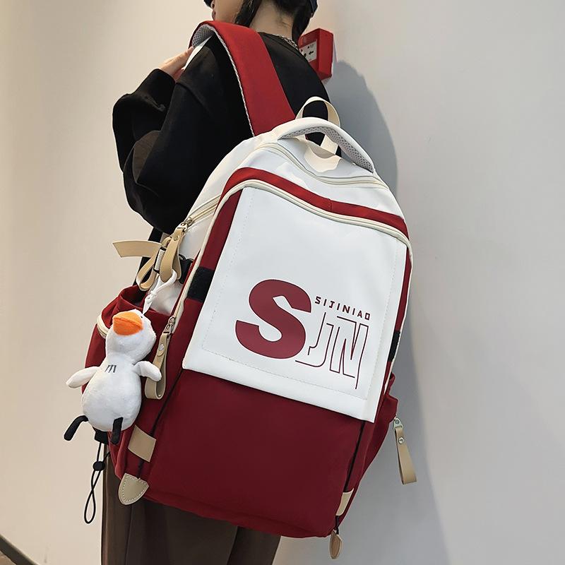 College Students  Girls  Burgundy High School Students Boys Backpacks  Junior High School Students  Elementary School Students  Backpacks