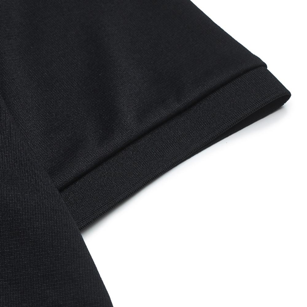 FILA Heritage Casual Sports Polo Shirt Men tops Black F61M628101FBK