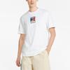 Puma X Butter Goods Letter Logo Print Round Neck Short Sleeve T-Shirt Men Tops White 534058-02