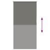 Blackout Roller Blind Grey 80x130 cm Fabric Width 75.7 cm Polyester