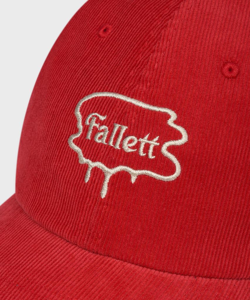 FALLETT Brush Logo Ball Cap Red