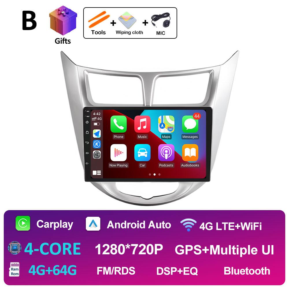 Pentru Hyundai Solaris Verna Accent 1 2010 2011 2012 2013 - 2016 Sistem Smart Android Player Video Auto Autoradio WIFI Ecran Tactil