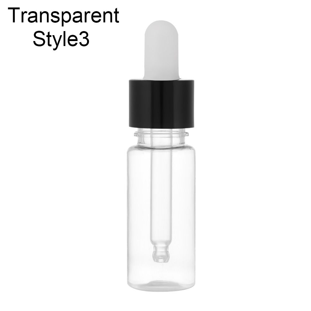 15ml PET Refillable Bottle Perfume Container Dropper Bottle Jars Vials With Pipette Sample Container Essential Oil Bottles Tools