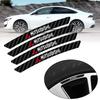 4 pièces Autocollants Jantes Roues Voiture Emblèmes Fibre de Carbone Décoration Auto Style Voiture Pour Mitsubishi lancer asx outlander pajero l200