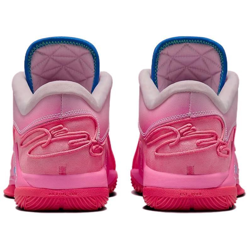 Nike Zapatillas de Baloncesto LeBron 22 Caña Baja para Hombre Rosa Blanco HV8456-600