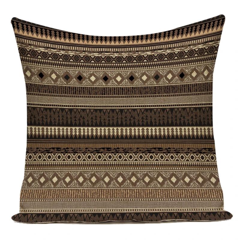Polyester Boho Style Simple Geometric Decorative Pillows Cushion Cover For Living Room Decoration Pillowcase