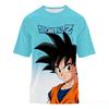 Summer Dragon Ball T Shirt Kids Tops Tee Anime Figures Son Goku Super Saiyan T-shirt Boys T-shirts Children Clothes Short Sleeve