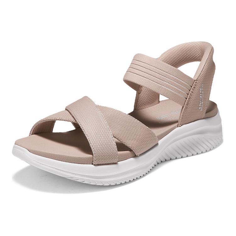 Skechers Cali Lightweight Soft Comfortable Kickproof Breathable Kids Sandals Kids Sandals Nude-Pink 119975-BLSH