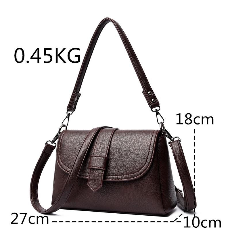 HIgh Quality Leather Female Crossbody Bag Purses and Handbag Luxury Designer Ladies Sac Large capacity Women Shoulder Bags