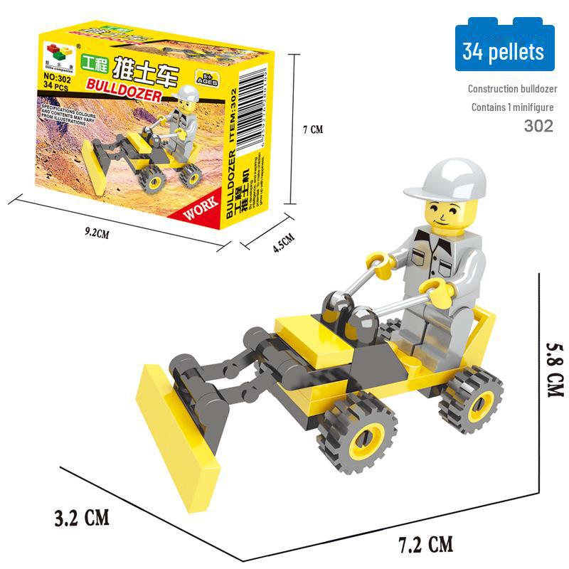 "Jucărie Mașină Mini Blocuri de Construcție Educative pentru Copii - Cadou de Antrenament pentru Grădiniță"