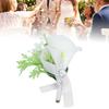 Artificial Flower Wedding Corsage Groom   Boutonniere Brooch Wedding Party Decor