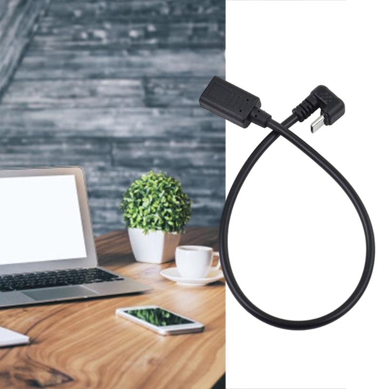 USB C to USB 5Pin Adapter Cable 180 Degree N Shape for Efficient Charging and Data Sync on Smartphones Tablets 35cm