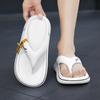 Fashion Men Platform Flip Flops Summer Thick Soft Sole EVA Slippers Outdoor Beach Sandals Anti-Slip Cloud Cushion Bathroom Slides Shoes