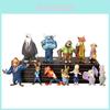 Vibrant 12pcs Zootopia Mini Doll Figures Featuring Judy Hopps And Nick Wilde For Kids
