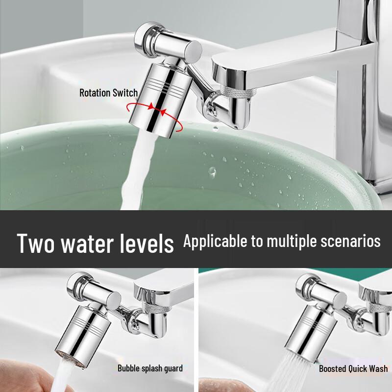 Universal Rotating Faucet Extender