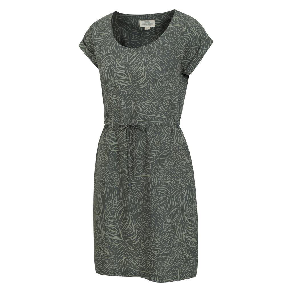 Mountain Warehouse Womens/Ladies Mykonos Tropical Leaves Midi Dress