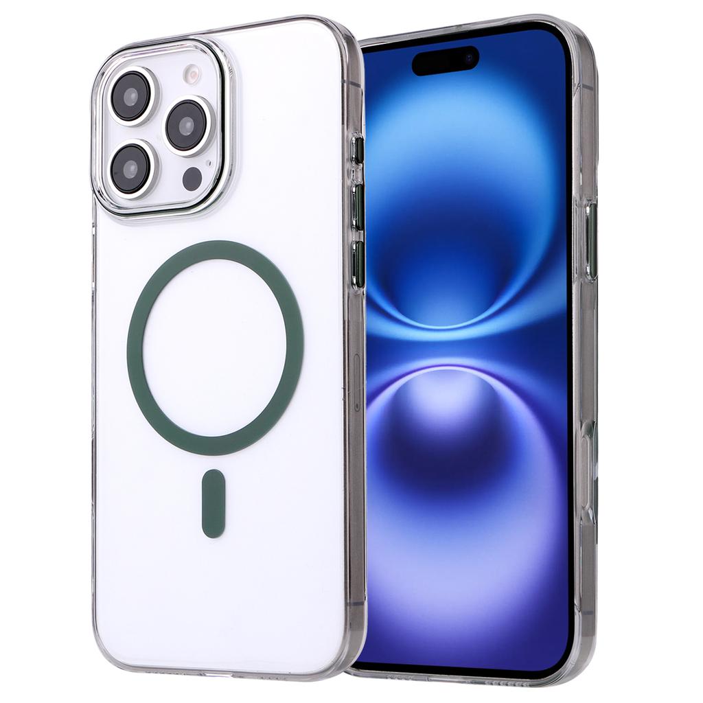 For iPhone 16 Pro Magnetic Case Compatible with MagSafe 1.0mm Ultra Thin PC Back Cover