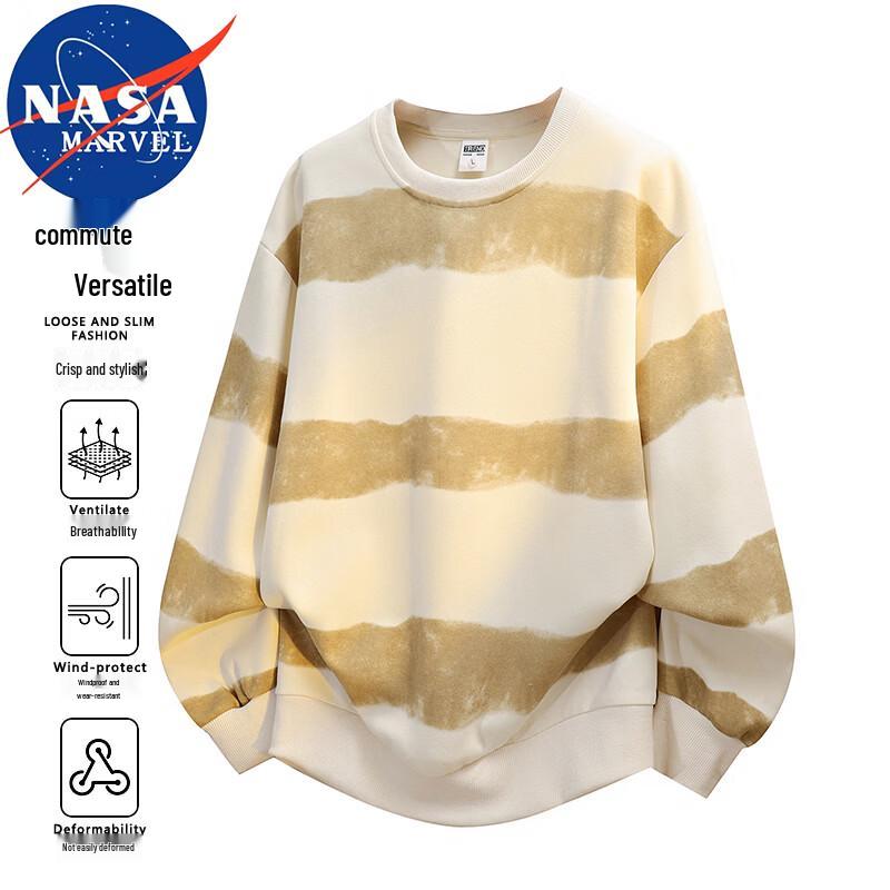 NASA MARVEL Men's Loose Fit Crew Neck Sweatshirt