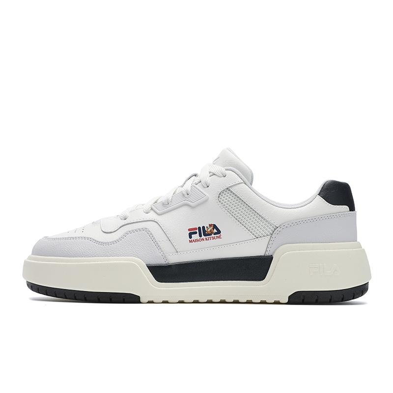 

Maison Kitsune x FILA Campus Casual Comfortable Durable Low-Top Sneakers Men sneakers White F12M522220FWN 43