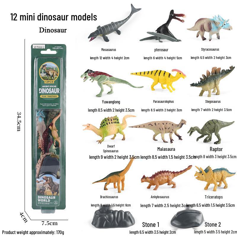 Mini Dinosaur, Insect, and Marine Animal Toys for Kids