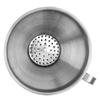 Kitchen Steel Funnel with Strainer for Bottles, Carboys, Wine, Juice
